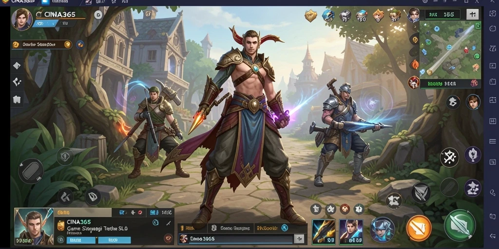 Tampilan menarik dari gameplay SLG CINA365 yang mendebarkan.