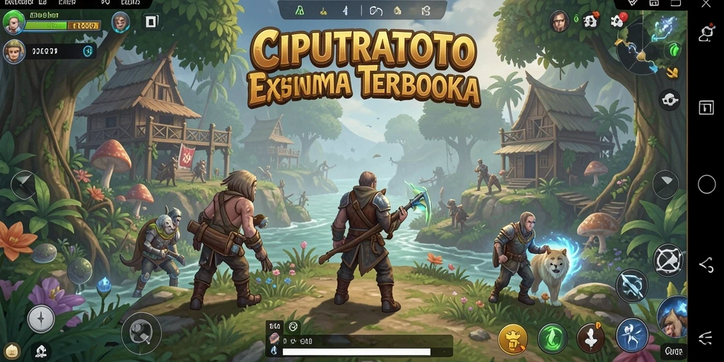 Tangkapan layar gameplay <strong>CIPUTRATOTO</strong> menampilkan eksplorasi dunia terbuka yang penuh warna.