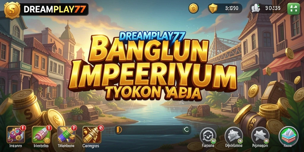 Tangkapan layar utama DREAMPLAY77 menampilkan gameplay Tycoon yang seru.