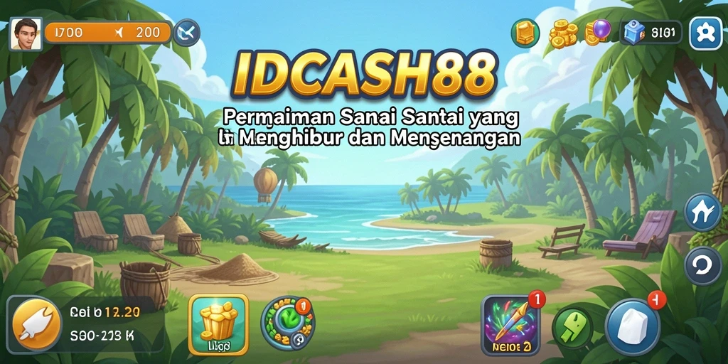 Tampilan permainan IDCASH88 yang menarik dan penuh warna.