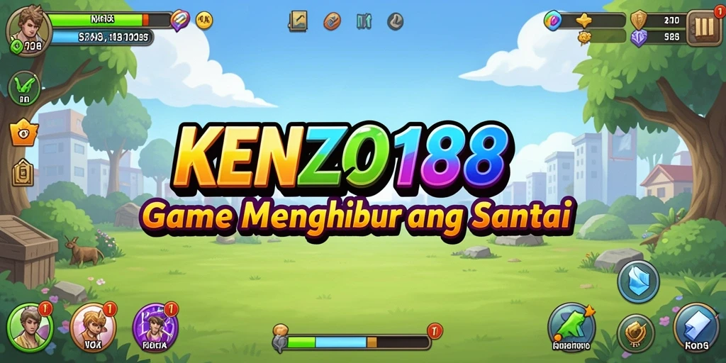 Screenshot gameplay KENZO188 yang menarik dan penuh warna.