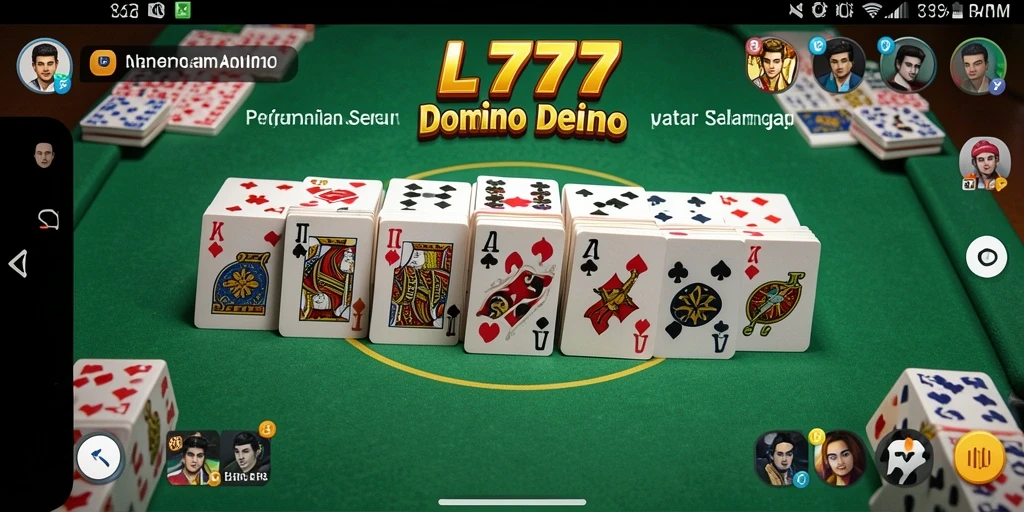 Tampilan gameplay menarik dari L777 dengan berbagai fitur Domino.