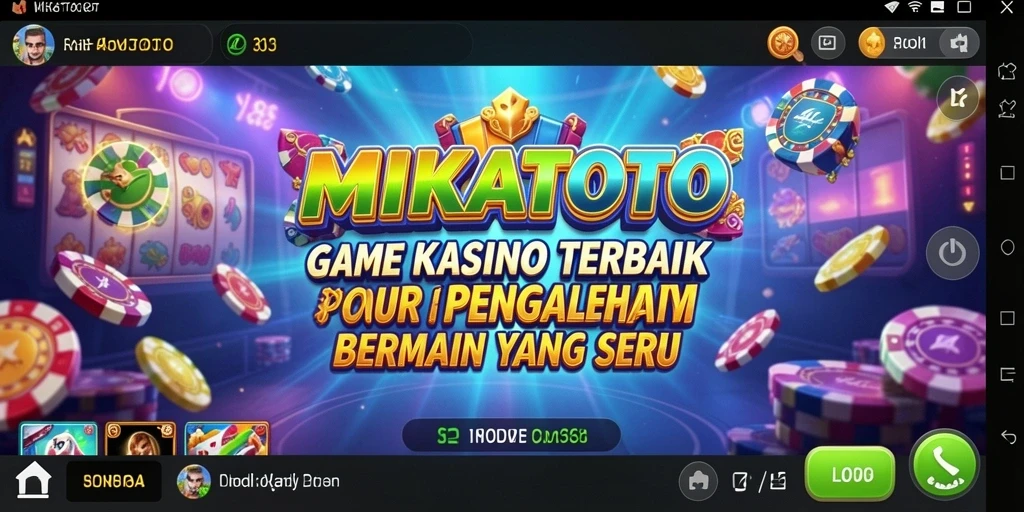 Tampilan gameplay MIKATOTO yang seru dan menarik di kasino online.