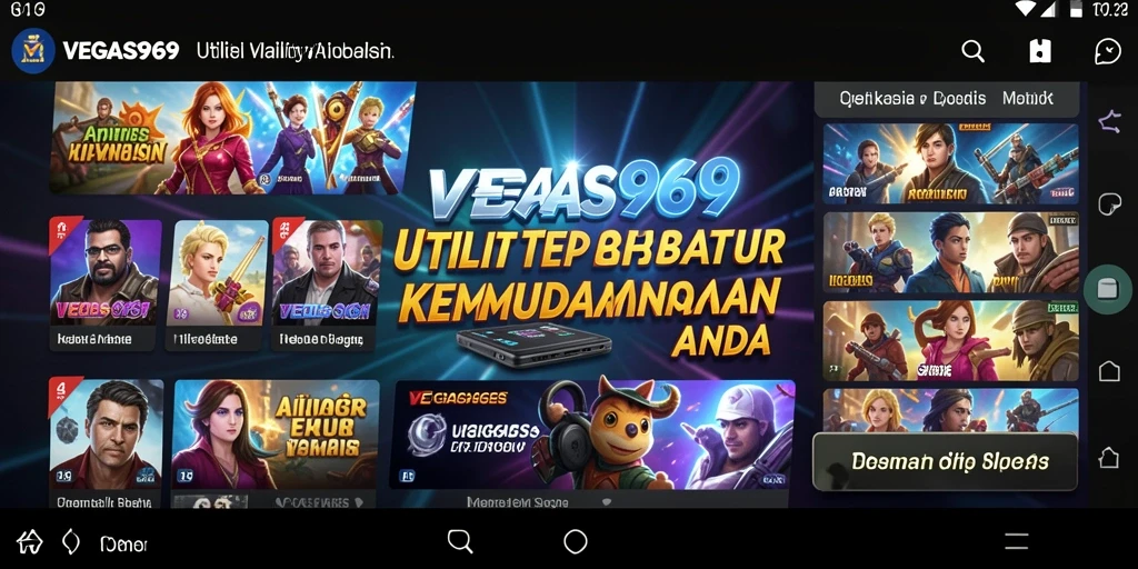 Tampilan antarmuka VEGAS969 yang modern dan mudah digunakan.